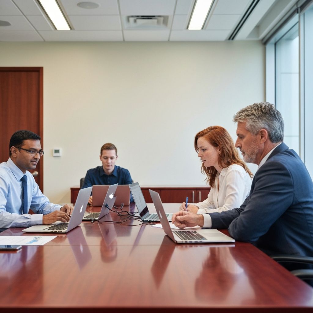 Impact AI team collaborating on a client AI strategy